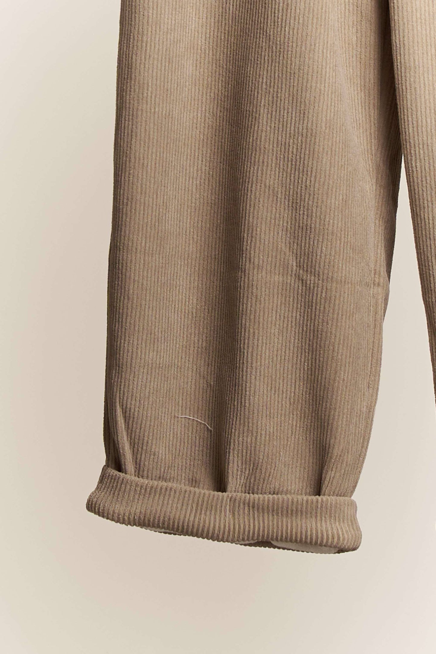 Daddy Fit Corduroy Baggy Pants with Elastic Waist