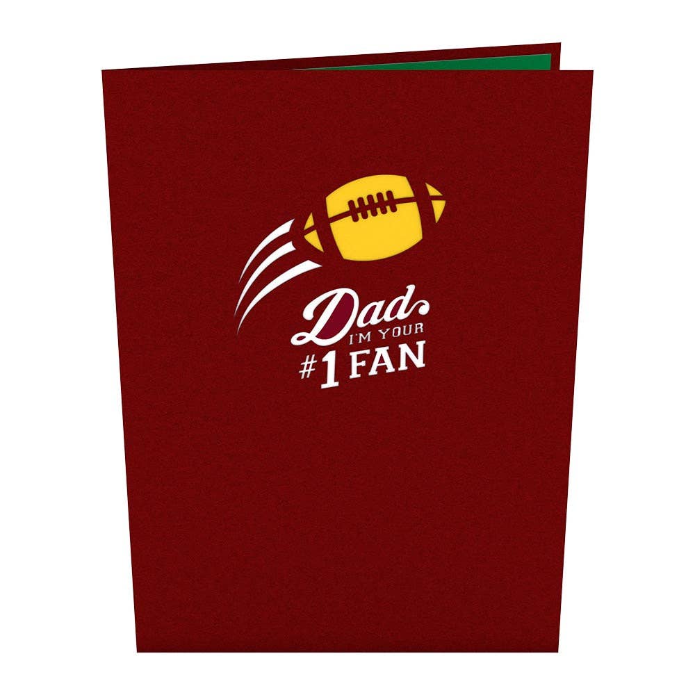 Lovepop Cards - Dad's Touchdown Pop-Up Card 5x7" (-62%)