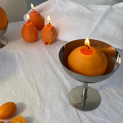 Mandarin Fruit Candle — Farmers Market Collection (100% Soy Wax, Hand-Poured in LA)