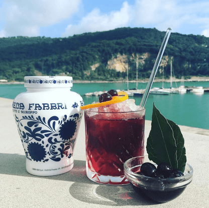 Fabbri Amarena Italian Tart Cherries — 230 g Glass Jar - Dear John
