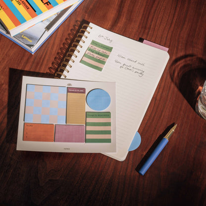Printed Sticky Notes — Set of 6
