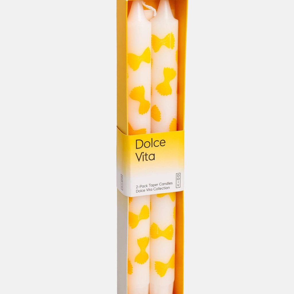 Farfalle Set of 2 Taper Candles - Dear John