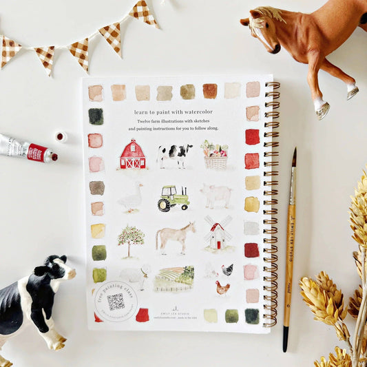 Farm watercolor workbook - Dear John