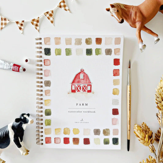 Farm watercolor workbook - Dear John