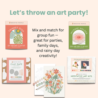 Kids DIY Clay Kit — Make & Paint Your Own Trinket Dishes