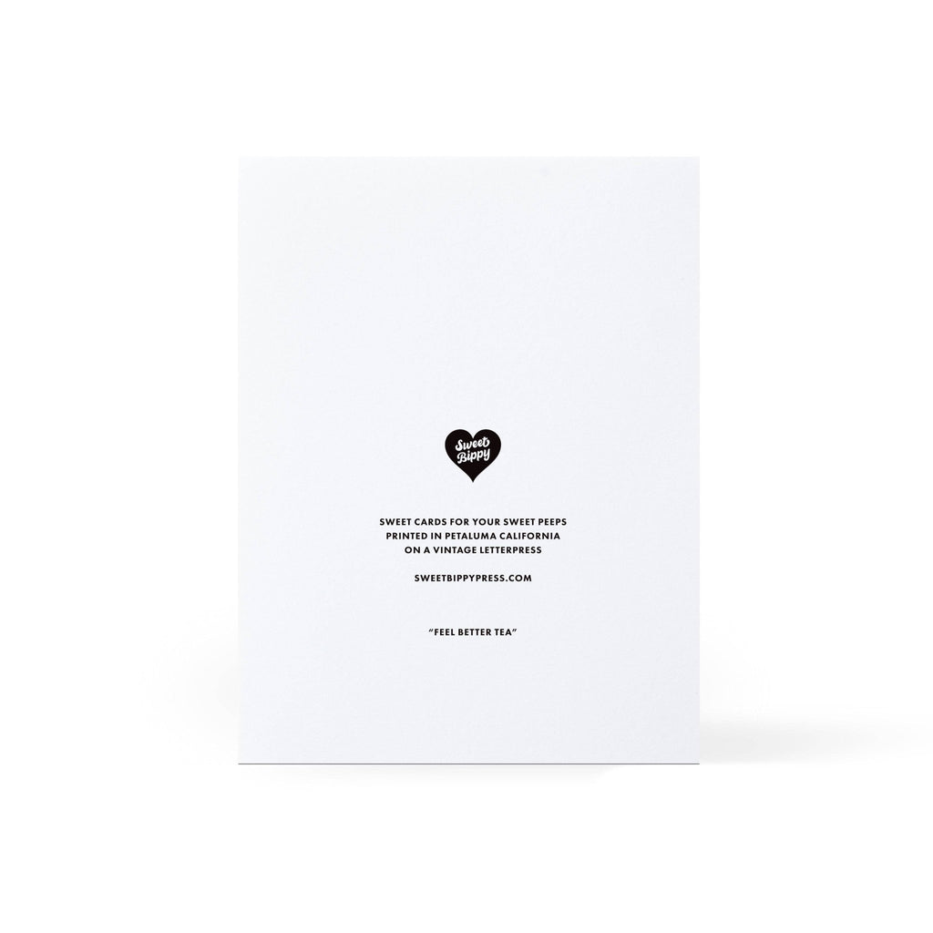 Feel Better Tea Greeting Card - Dear John