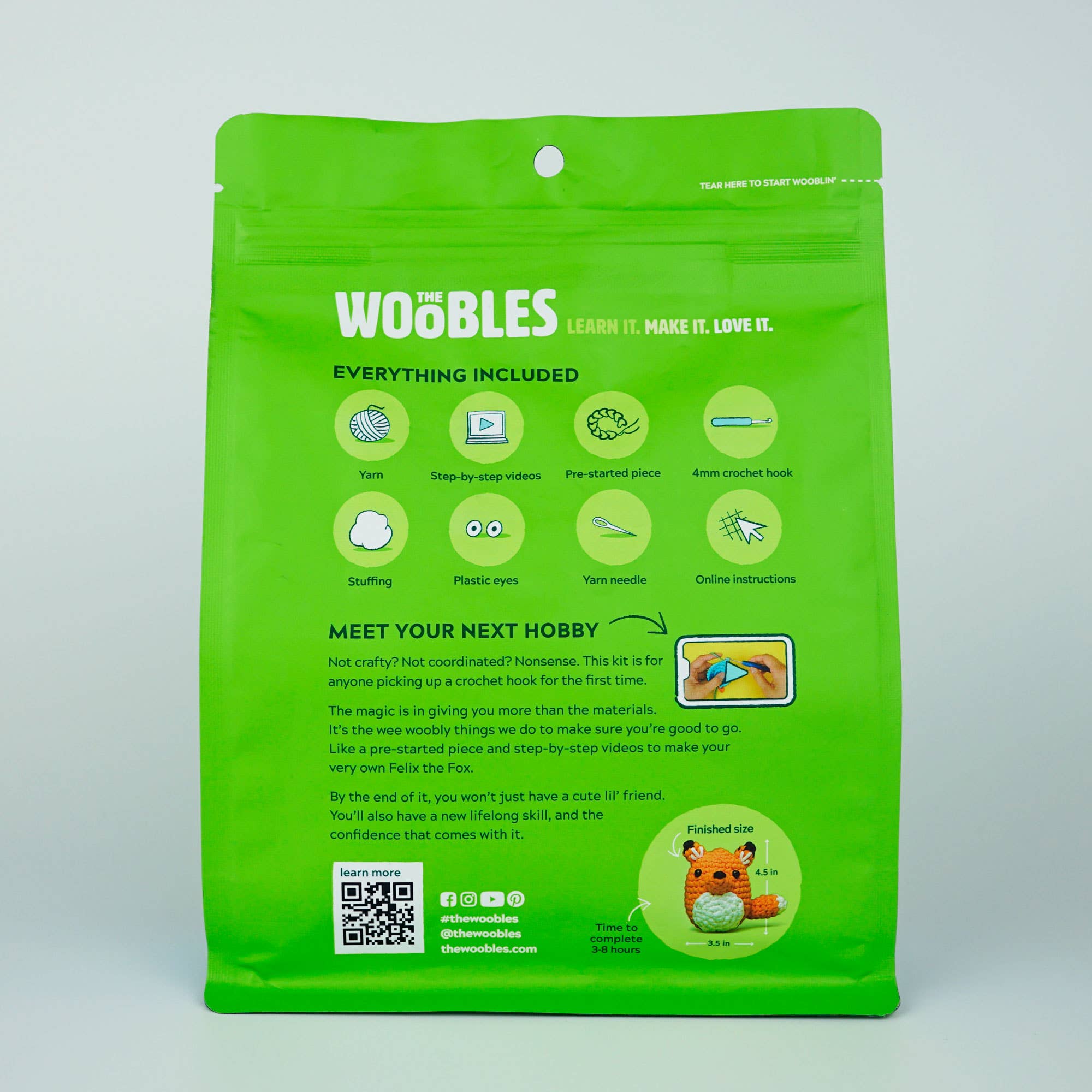 Felix the Fox Beginner Crochet Kit - Dear John