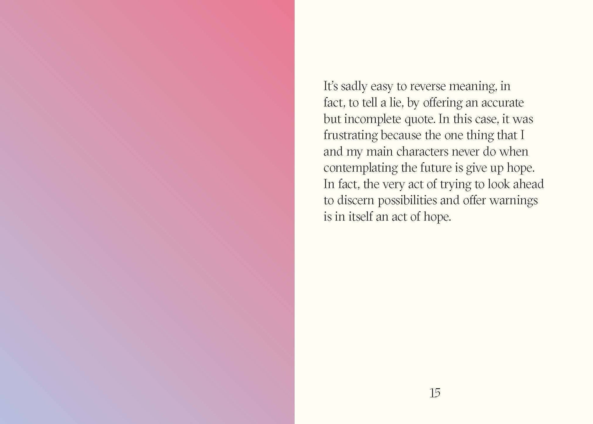 Few Rules for Predicting the Future - Dear John