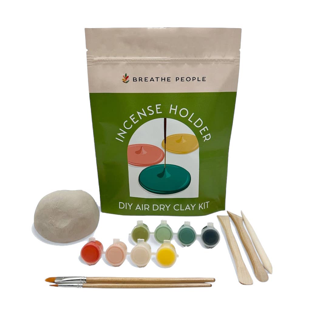 DIY Air Dry Clay Kit — Make Your Own Incense Holder