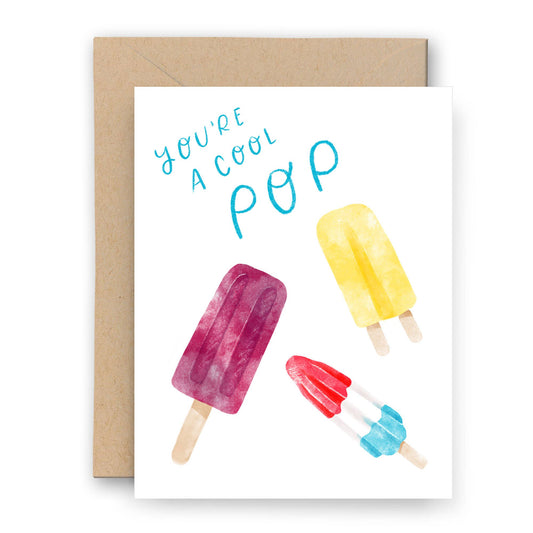 Finch and Flourish Paper Goods - Cool Pop Father's Day Card - Dear John