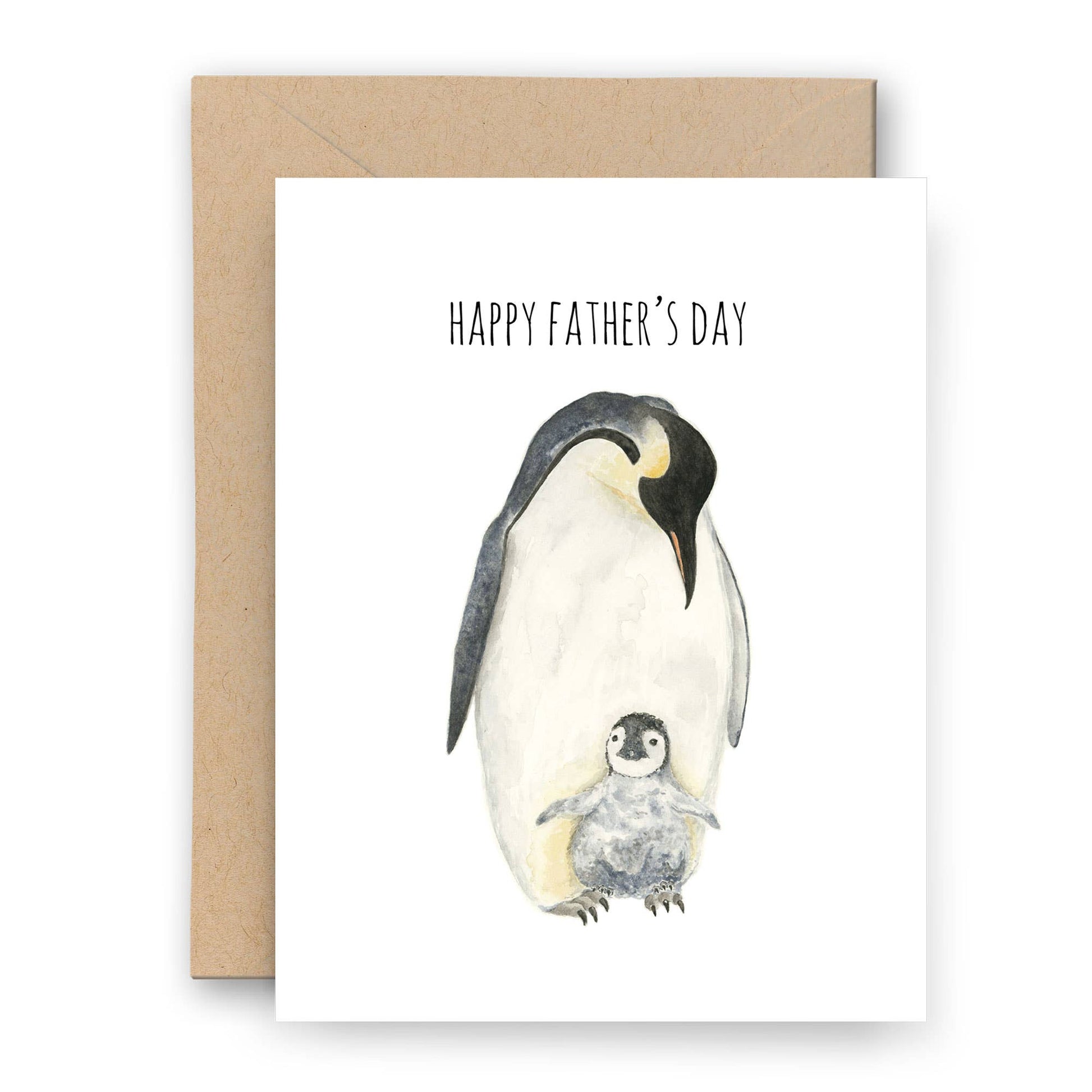 Finch and Flourish Paper Goods - Penguins Father’s Day Card - Dear John