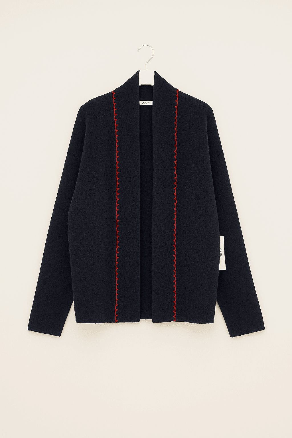Flat White Signature Dalmatian Cardigan - Dear John