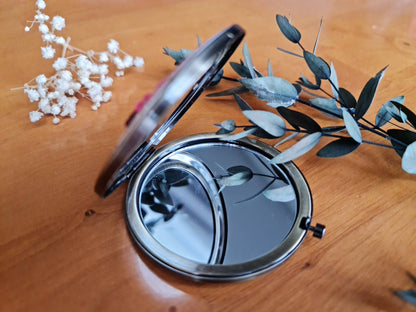 Floral Embroidered Compact Mirror - Dear John