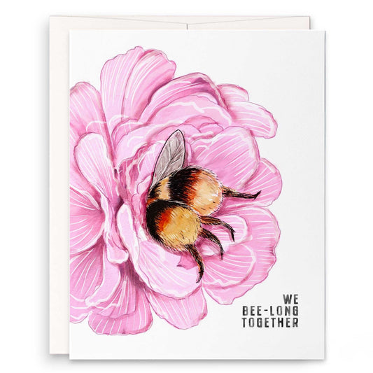 Flower Bees - Cute Valentines Day Card - Dear John