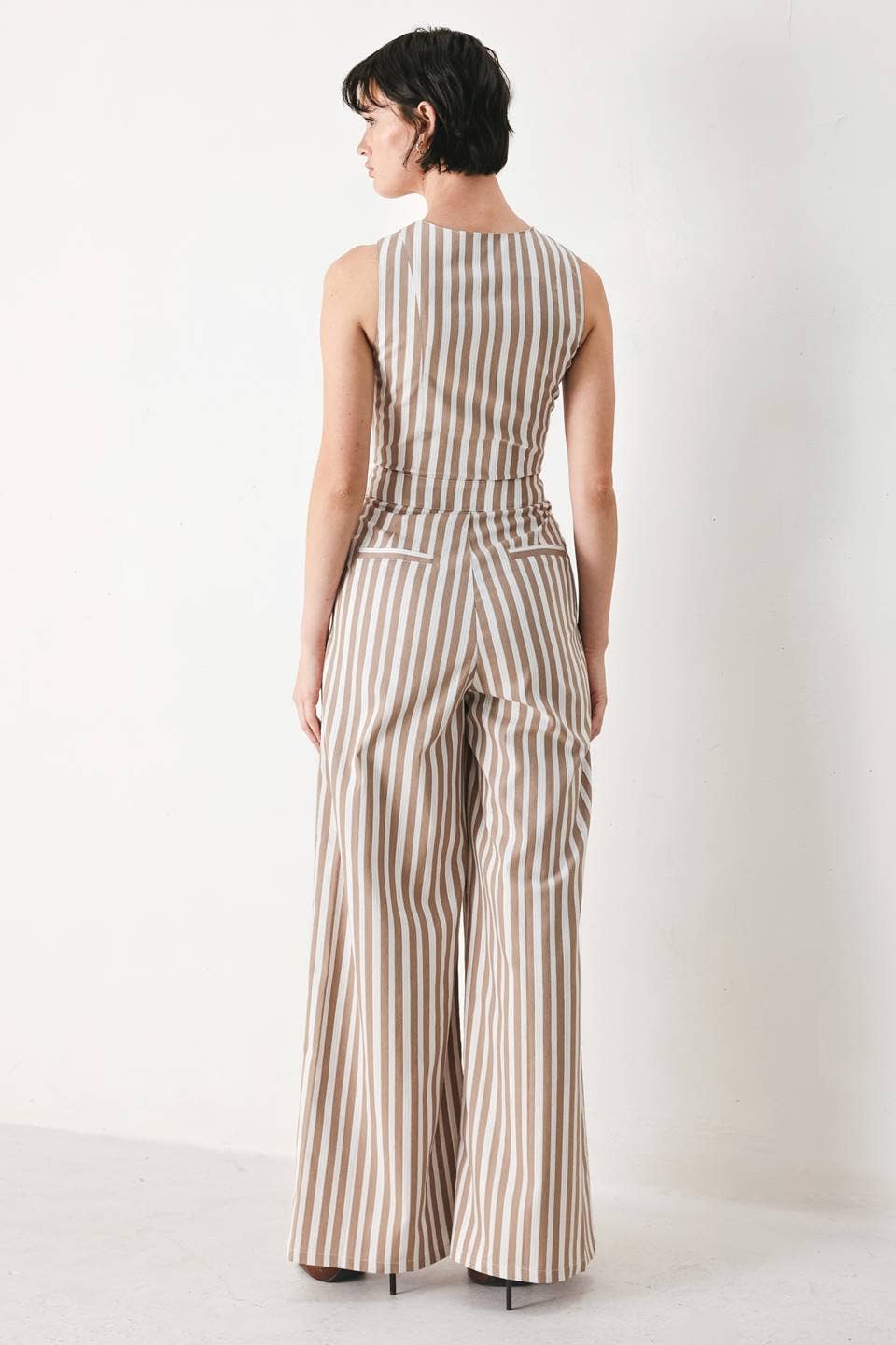 FLYING TOMATO - A striped woven jumpsuit - FP2185 - Dear John