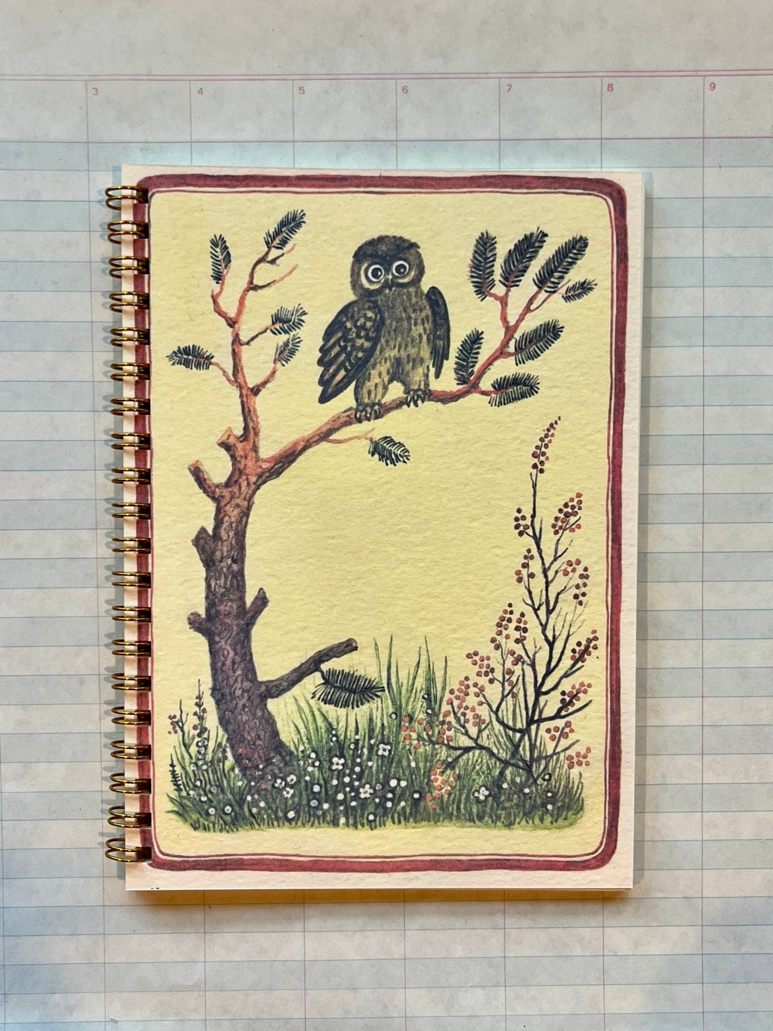 Folksy Forest Scene Notebooks - Dear John