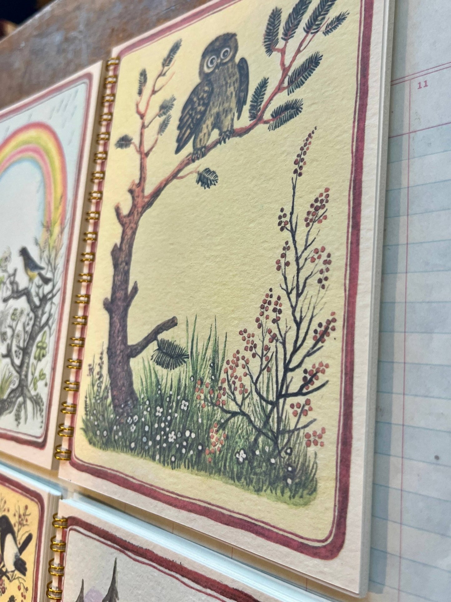 Folksy Forest Scene Notebooks - Dear John