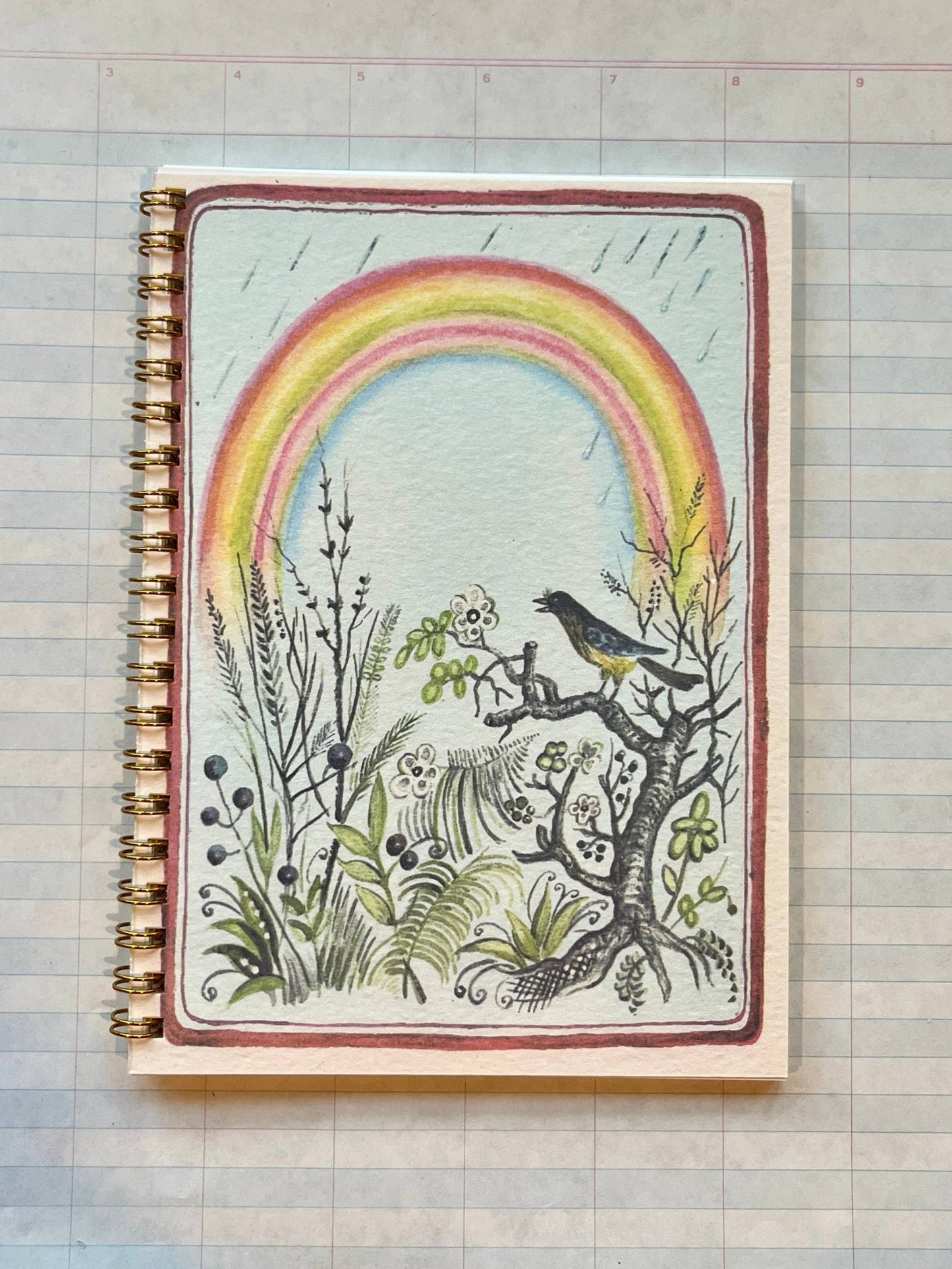 Folksy Forest Scene Notebooks - Dear John