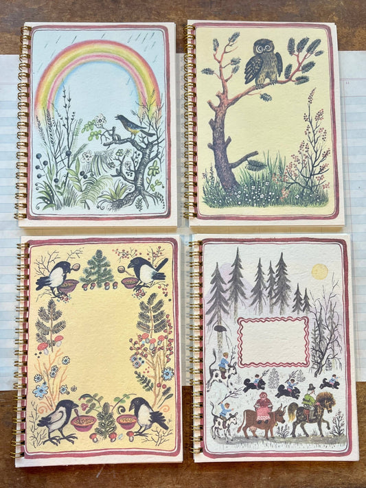 Folksy Forest Scene Notebooks - Dear John
