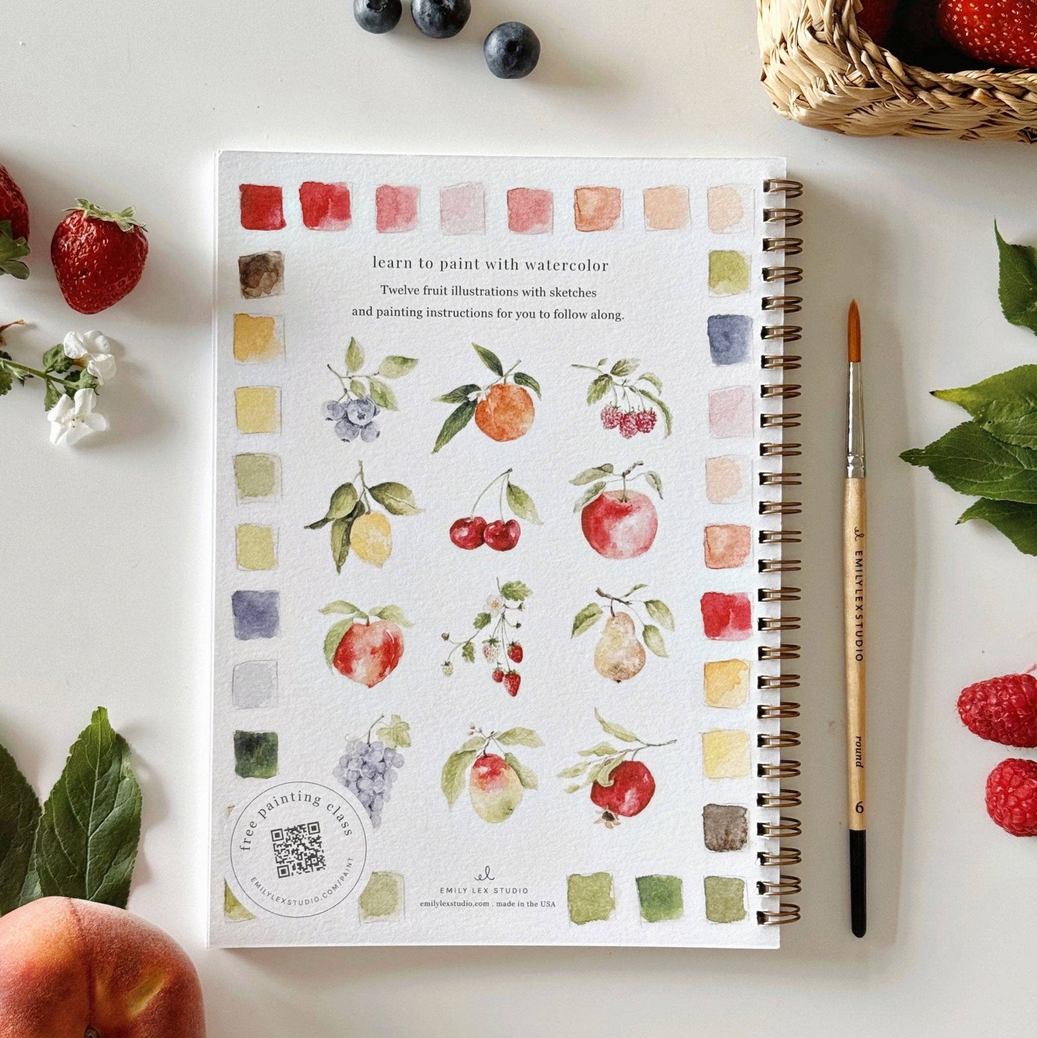 Fruit watercolor workbook - Dear John
