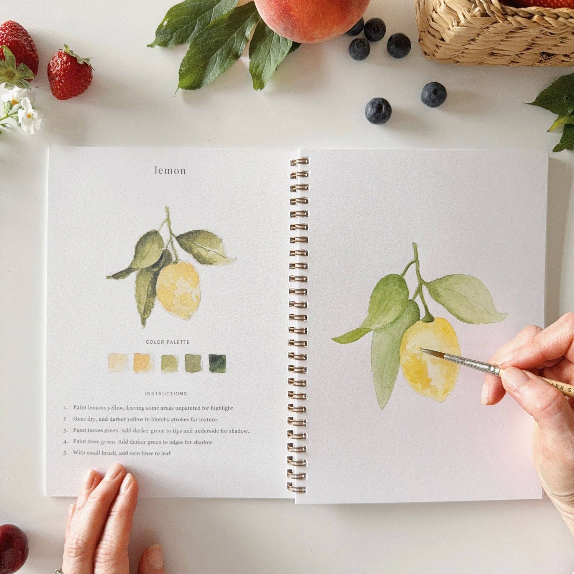 Fruit watercolor workbook - Dear John