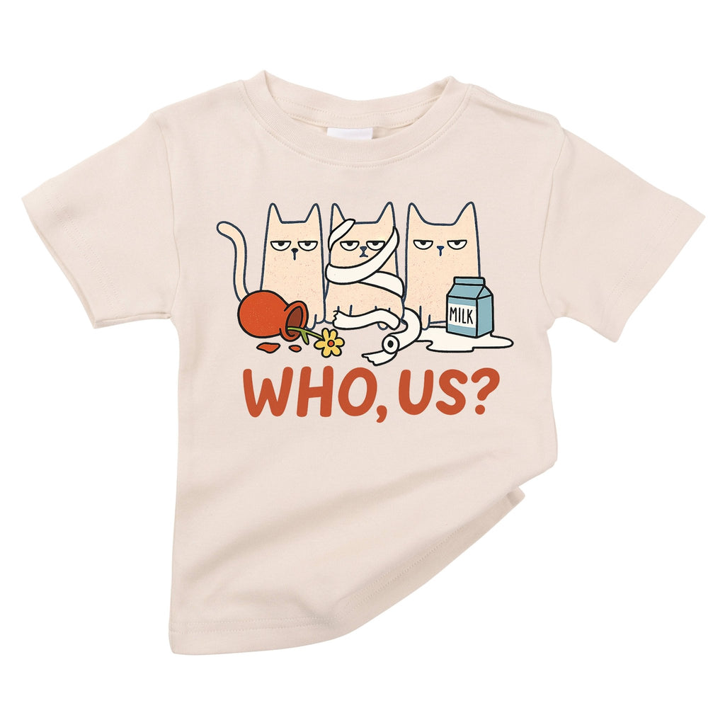 Funny Boys Trouble Cat T-Shirt — Organic Cotton Kids & Tween Tee - Dear John