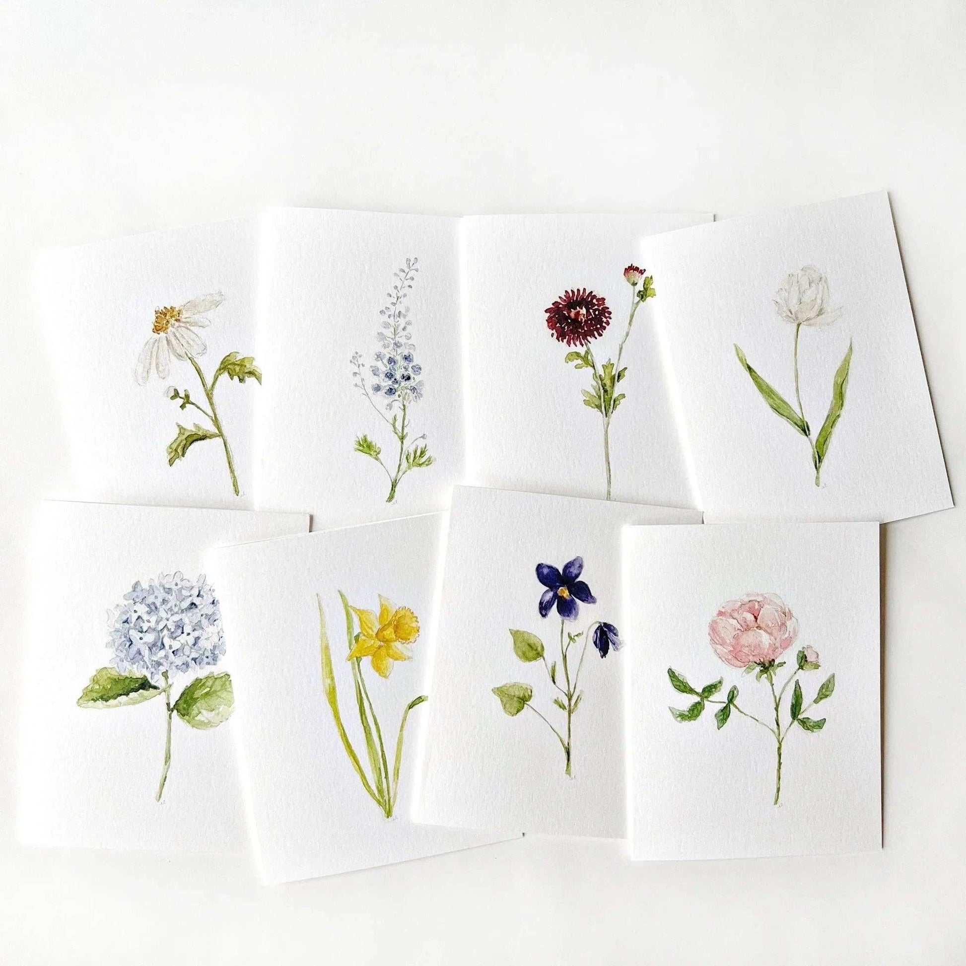 Garden flowers assorted notecard set - Dear John