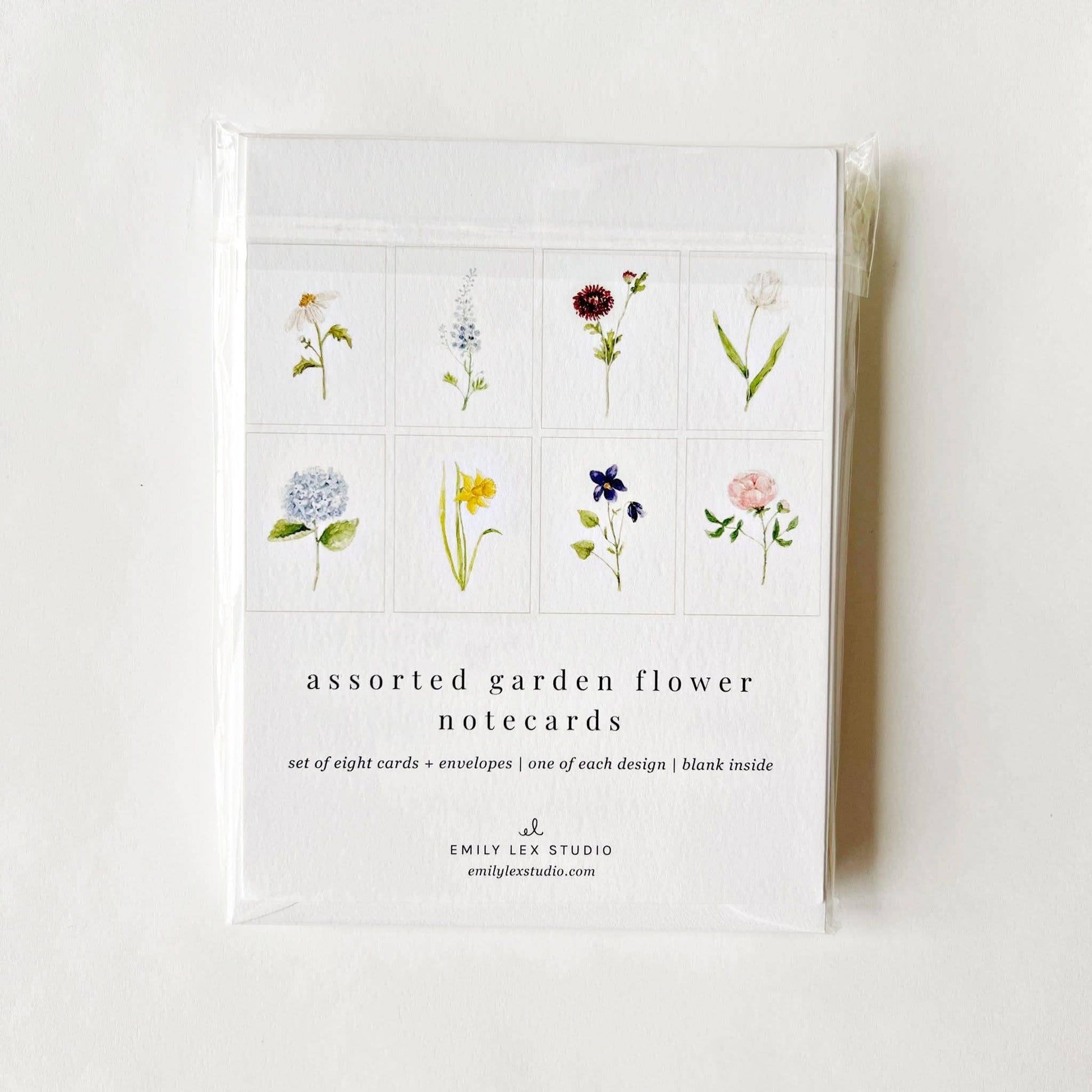 Garden flowers assorted notecard set - Dear John