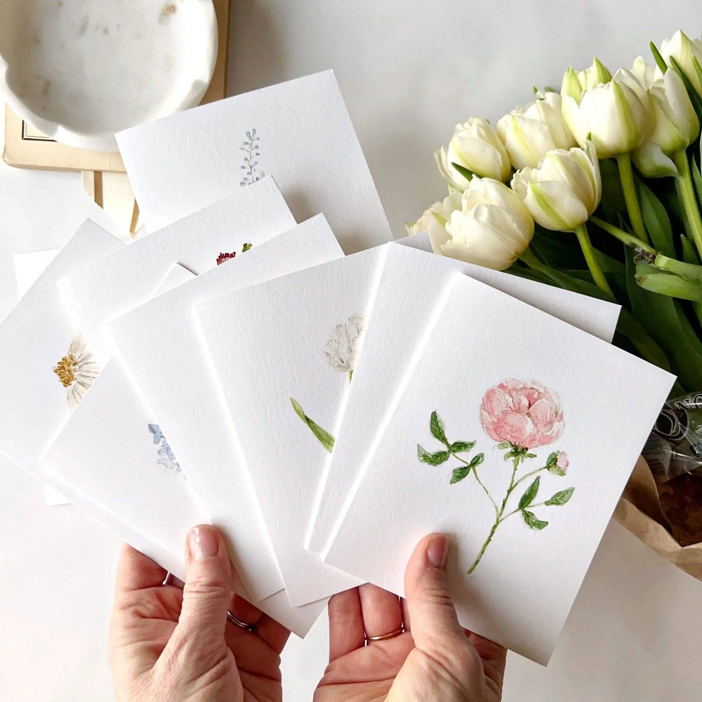 Garden flowers assorted notecard set - Dear John