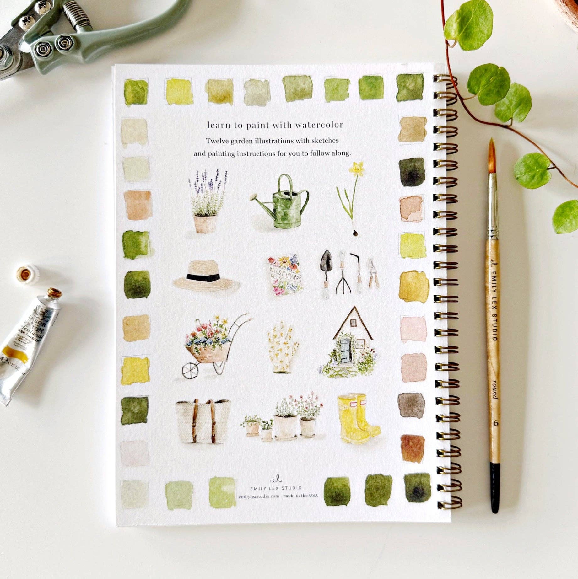 Garden watercolor workbook - Dear John