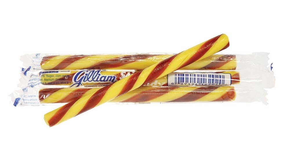 Gilliam Old Fashion Candy Sticks, Banana, 80ct Box - Dear John
