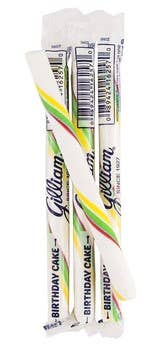 Gilliam Old Fashion Candy Sticks, Birthday Cake, 80ct Box - Dear John