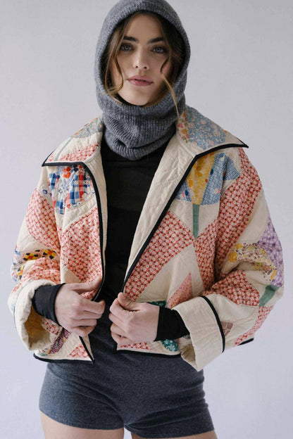 GOAT Vintage - +REwork Cropped Quilt Jacket - Dear John