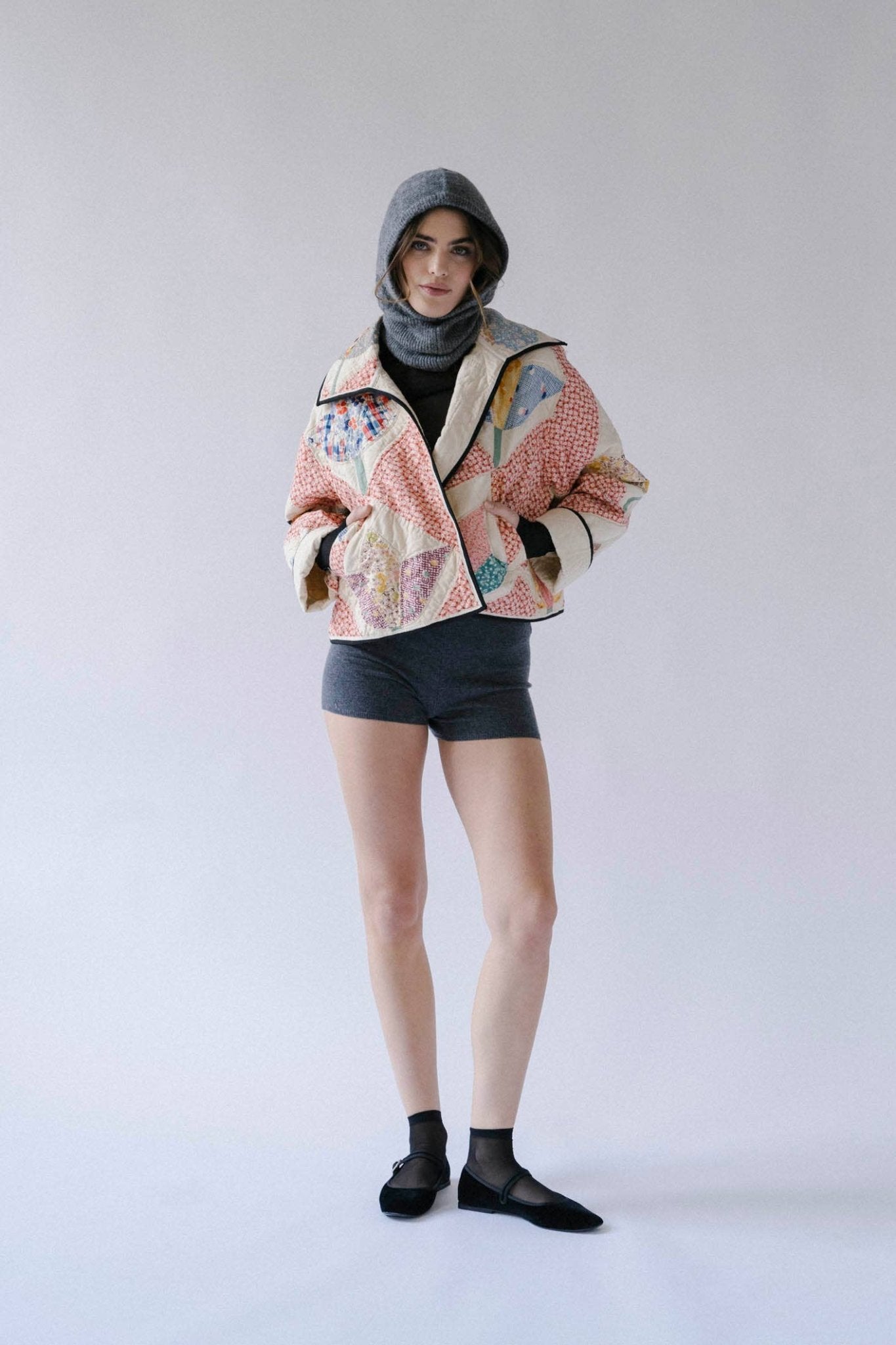 GOAT Vintage - +REwork Cropped Quilt Jacket - Dear John
