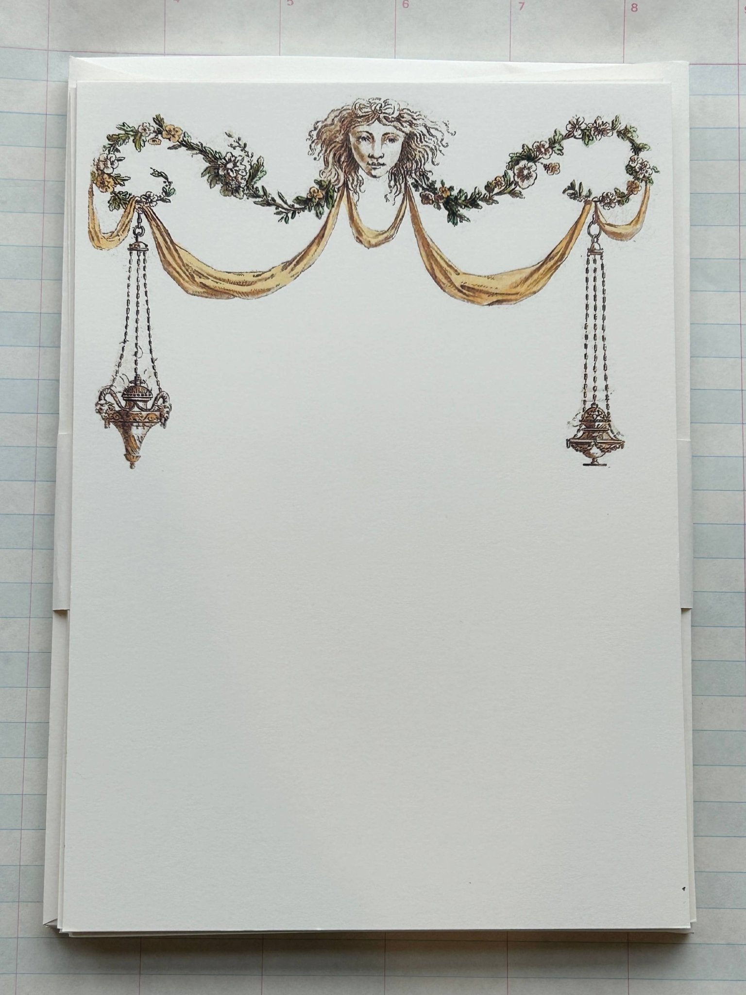 Goddess Laurel Stationery Set - Dear John