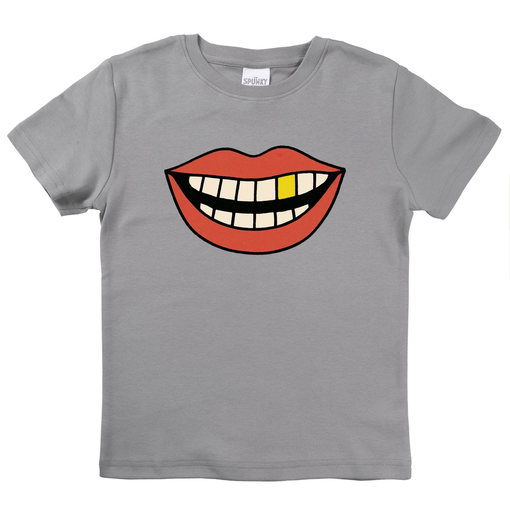 Gold Tooth Grin Organic Kids Tee — Bold, Mischievous & 100% Fun ✨🦷 - Dear John