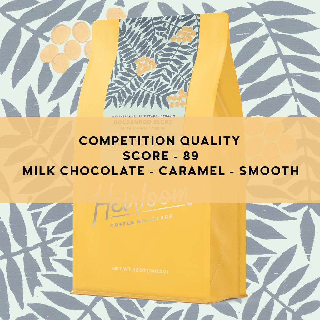 Goldenrod — Medium Roast Coffee (12 oz, Whole Bean) - Dear John
