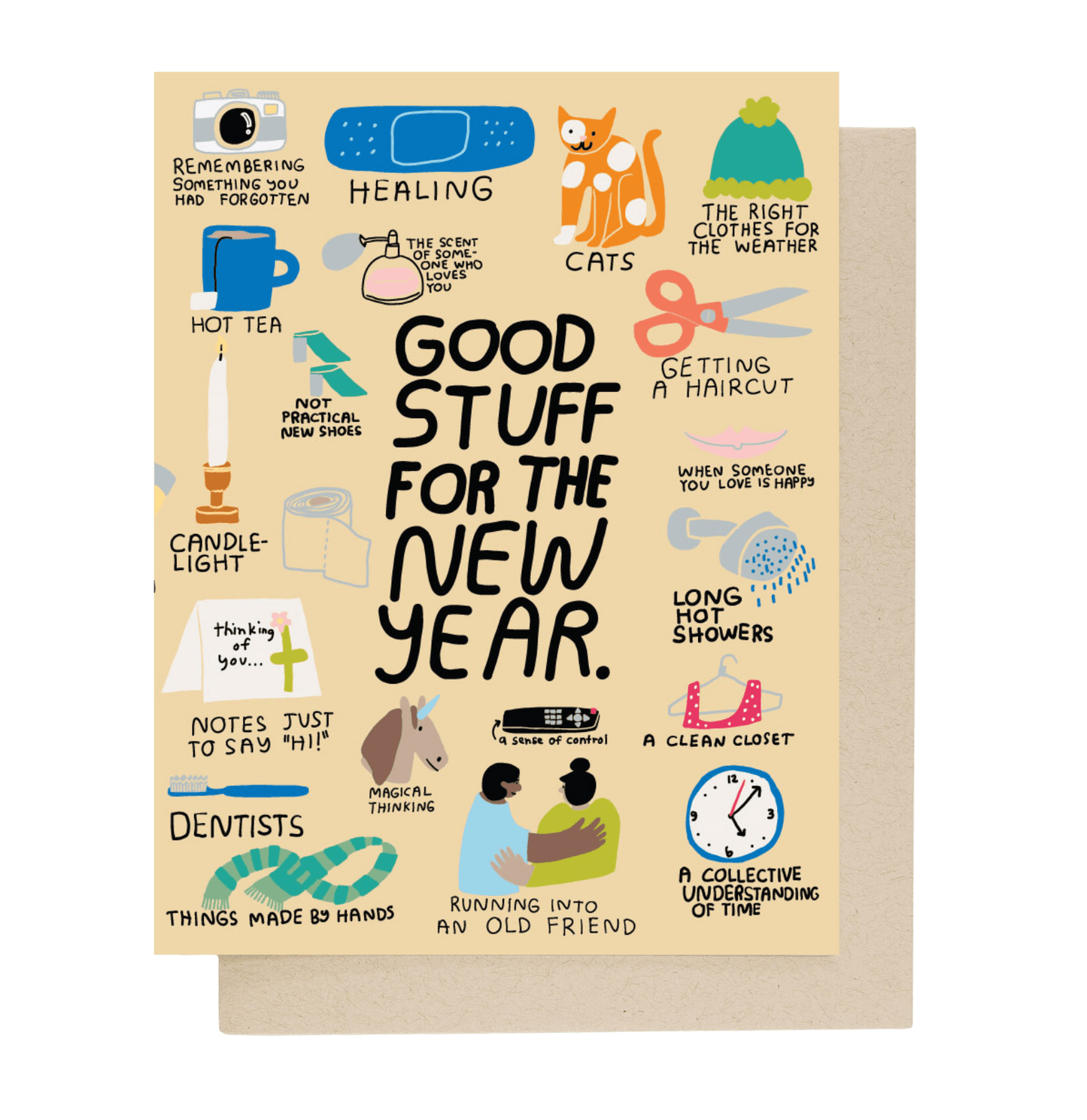 Good Things for the New Year Card - Case Pack of 6 Cards - Dear John