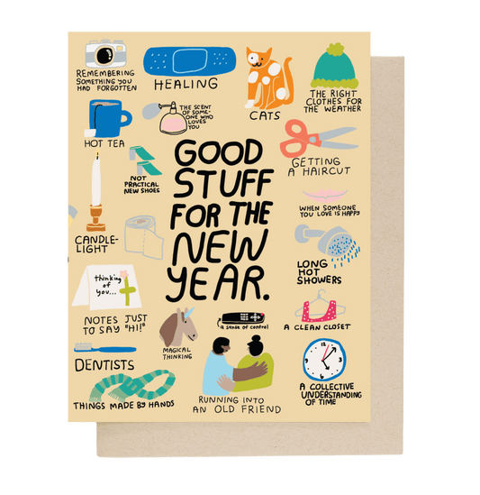Good Things for the New Year Card - Case Pack of 6 Cards - Dear John