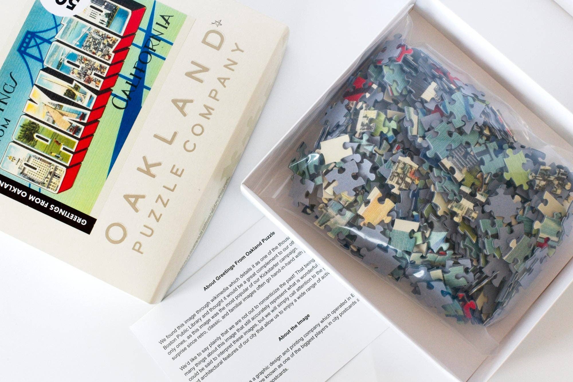 Greetings from Oakland 500 - piece Jigsaw Puzzle - Dear John
