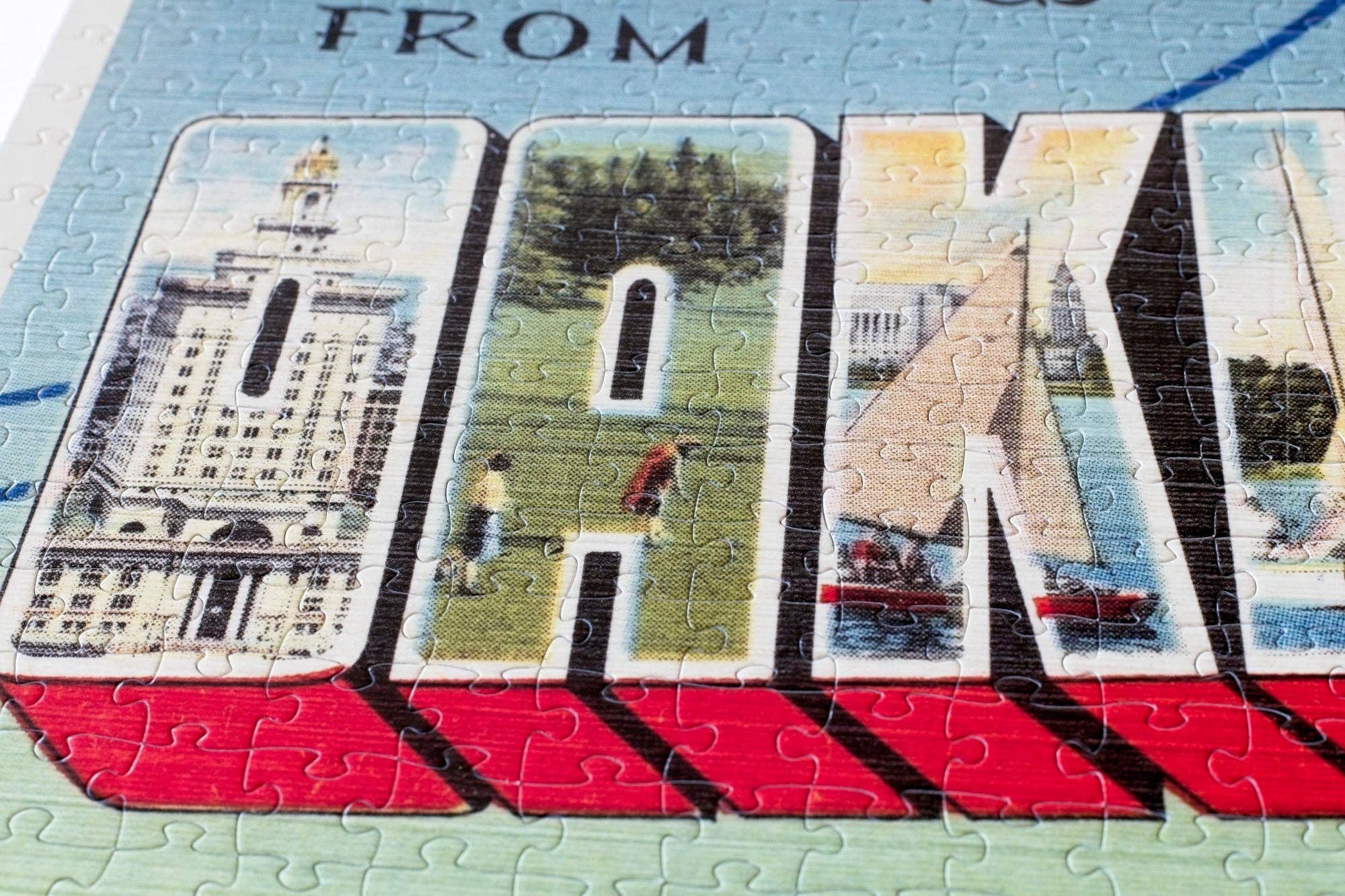 Greetings from Oakland 500 - piece Jigsaw Puzzle - Dear John