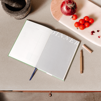 Guided Recipe Journal, A5 Hardcover - Vegetable Medley - Dear John