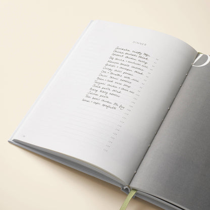 Guided Recipe Journal, A5 Hardcover - Vegetable Medley - Dear John