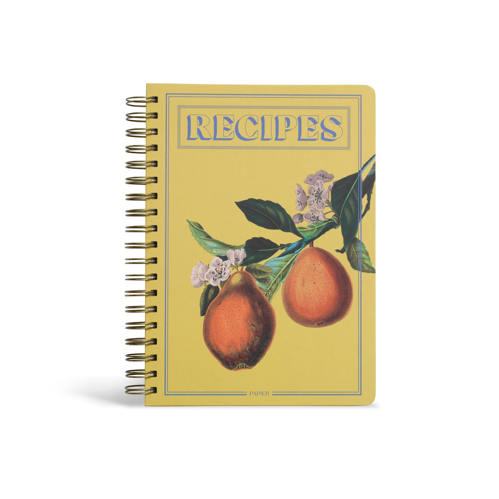 Guided Recipe Journal — B5 Spiral Hardcover (Hanging Fruits) - Dear John