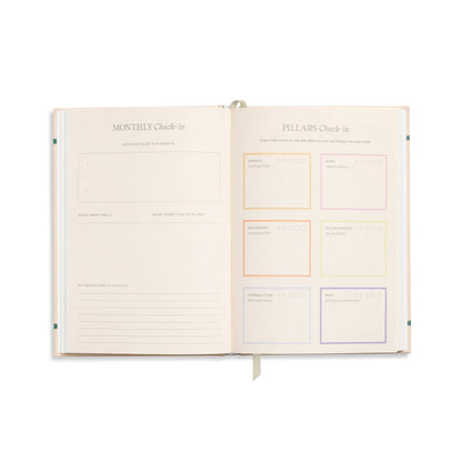 Guided Wellness Journal — A5 Hardcover (Quilted Daydream) - Dear John