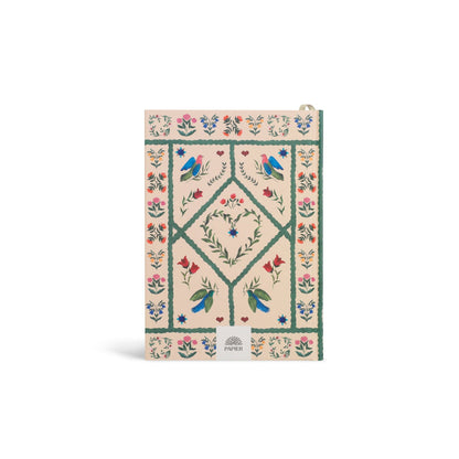 Guided Wellness Journal — A5 Hardcover (Quilted Daydream) - Dear John