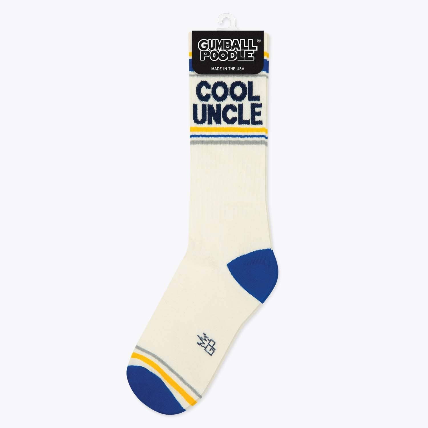 Gumball Poodle - Cool Uncle Gym Crew Socks - Dear John