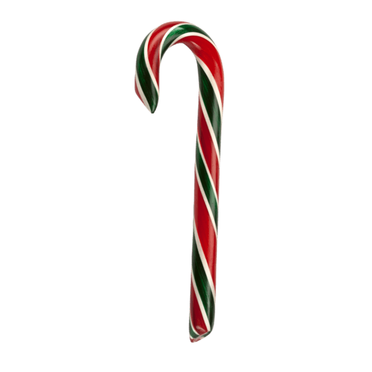 Hand - Spun Jumbo Candy Cane - Cherry - 1.75 oz - Dear John