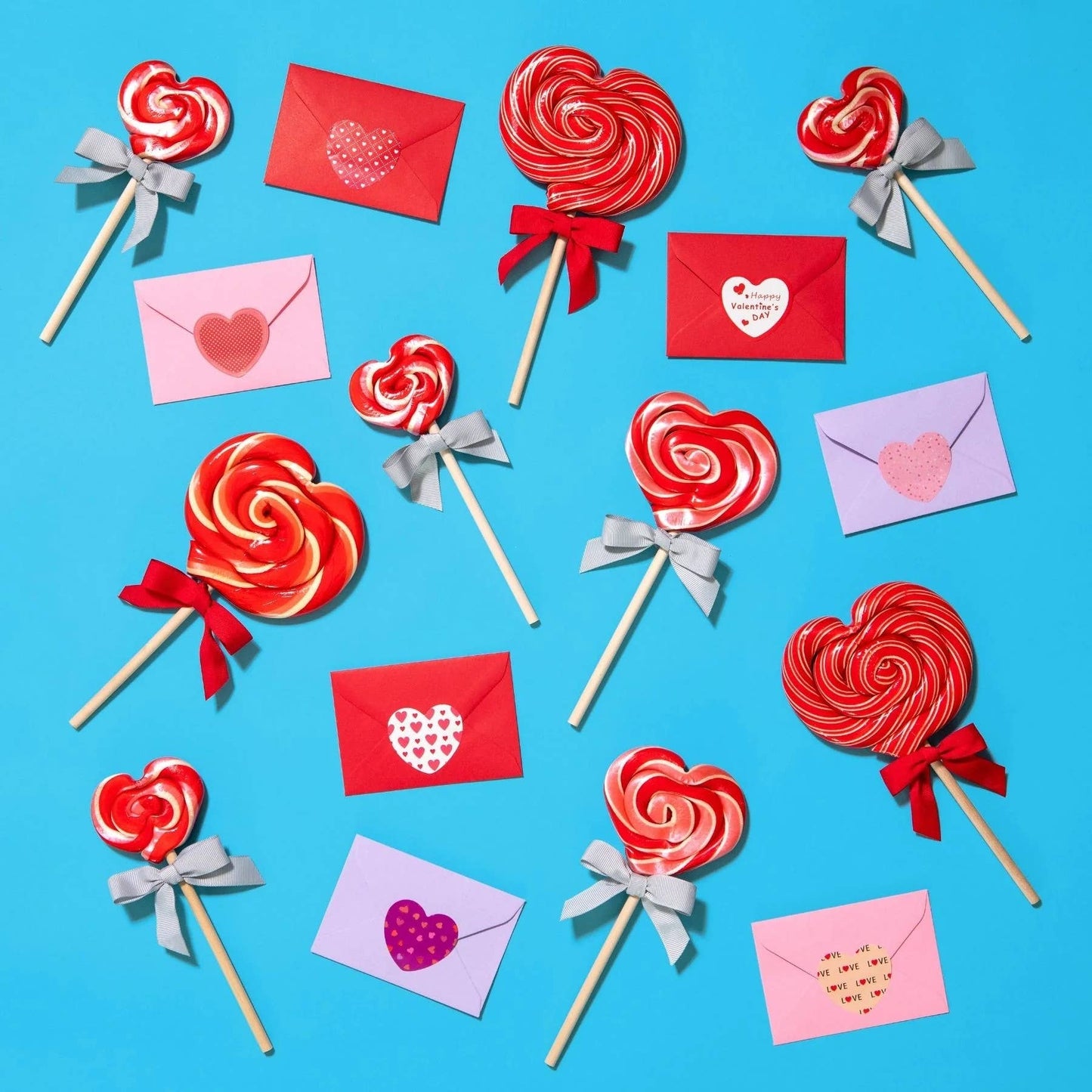 Handmade Heart - Shaped Lollipop - Wild Cherry - 2 oz - Dear John