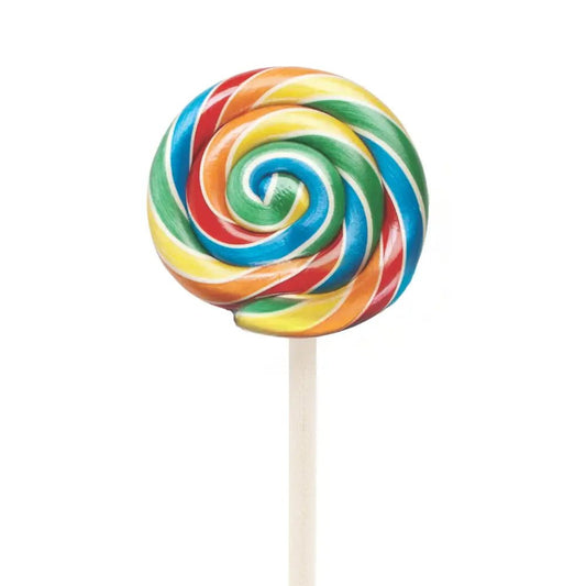 Handmade Lollipop - Rainbow Blast Fruit Punch - 1 oz - Dear John